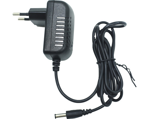 Nätaggregat med kabel och kontakt