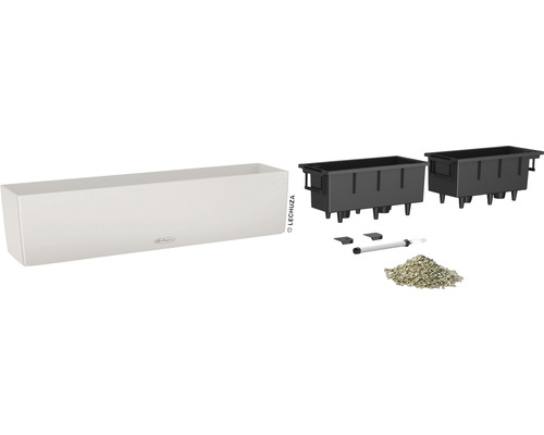 Lechuza balkonglåda med bevattningssystem och tillbehör