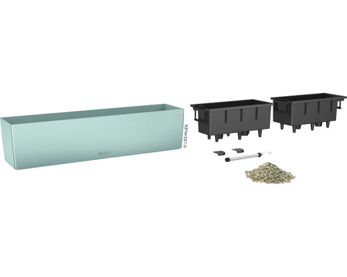 Lechuza balkonglåda med bevattningssystem och tillbehör