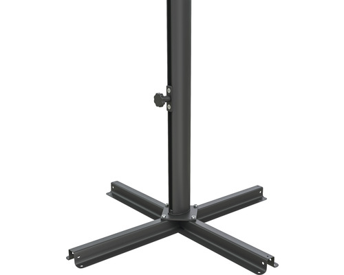 Parasollfot med fyrfotskryssfot för parasoller