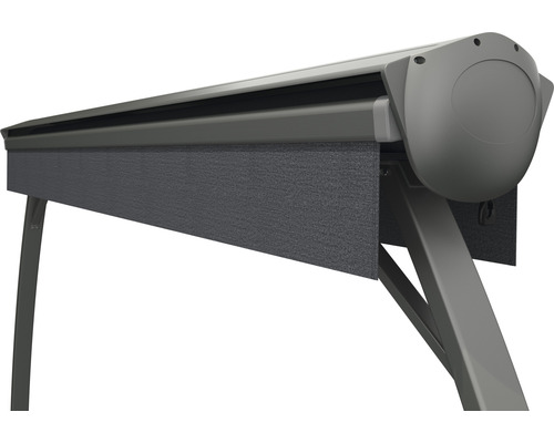 Markis med tyg och ram