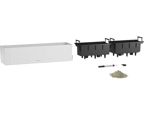 Lechuza planteringslåda med bevattningssystem och tillbehör