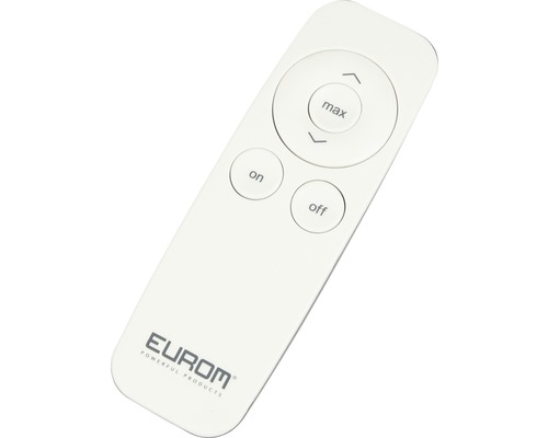 Fjärrkontroll med knappar för på, av och maximalt