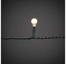 Ljusslinga med rund glödlampa