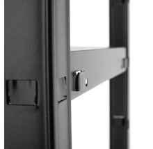 Förvaringshylla KAISERTHAL 170x85x40cm metall svart 4 hyllplan max. 260kg