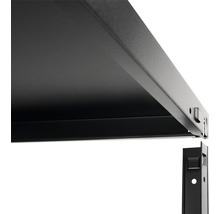 Förvaringshylla KAISERTHAL 170x85x40cm metall svart 4 hyllplan max. 260kg