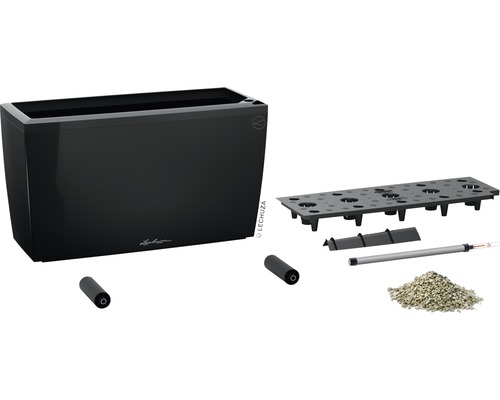 Blomlåda med bevattningssystem och tillbehör