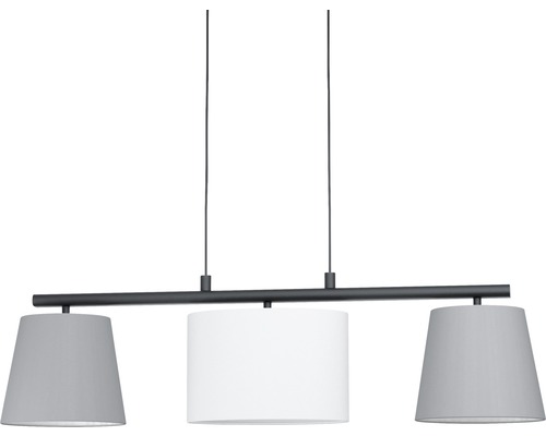 Taklampa med tre lampskärmar