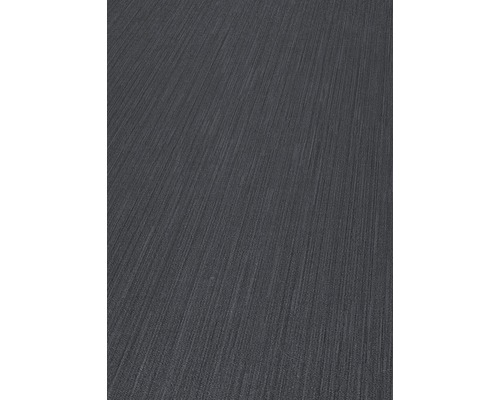 Närbild av ett grått vinylgolv med träutseende