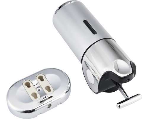 Tvåldispenser med väggfäste i metall