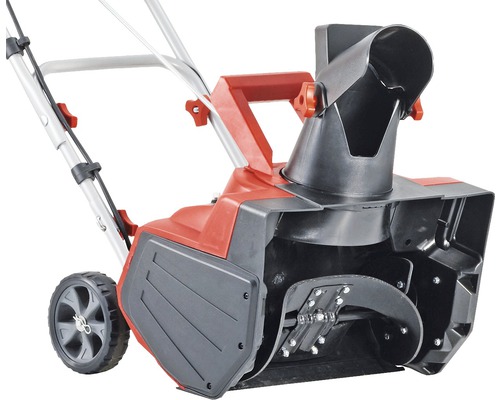 Snöslunga med hjul och utkastarränna