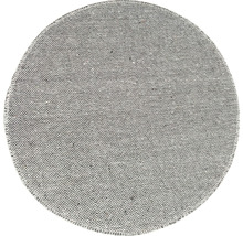 Rund matta av textilfiber