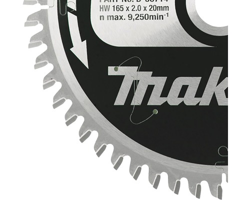 Detaljvy av Makita sågklinga