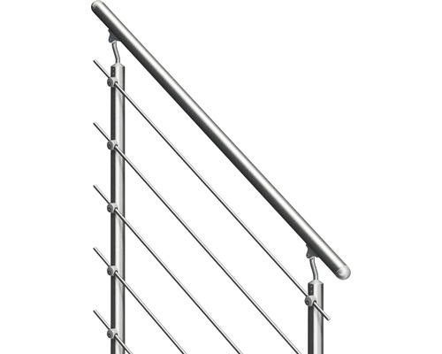 Räcke med rostfria stållinor för trappor och balkonger