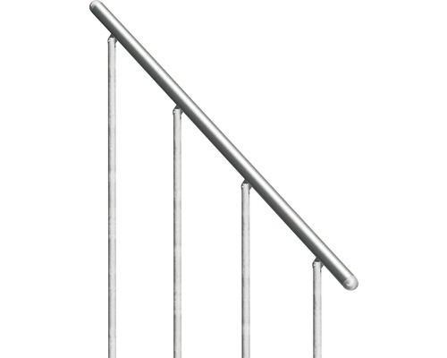 Metallräcke med stödstänger