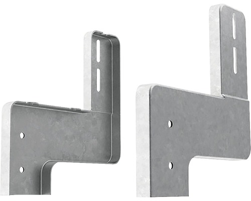 Metallfäste för väggmontering