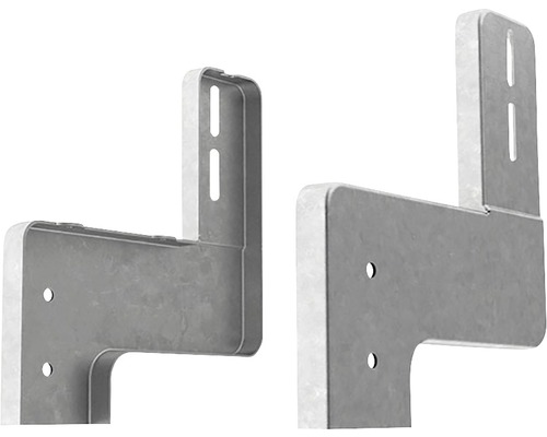 Metallvinkel med fästhål