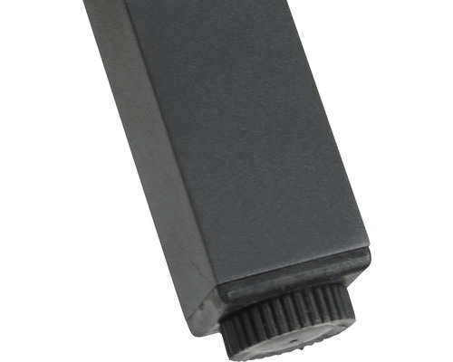 Möbelben i plast med gänga