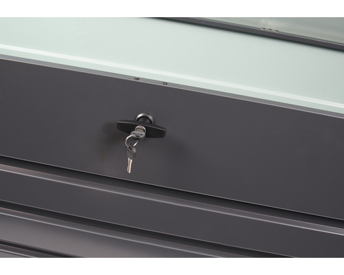 Skåp med lås och nyckel