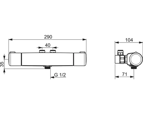 Måttritning av produkten
