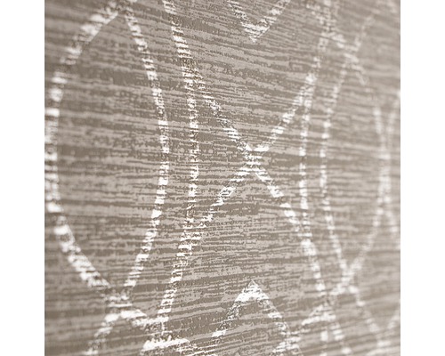 Närbild av en tapet med ett geometriskt mönster