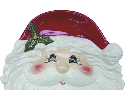 Dekorativ vy av jultallrik