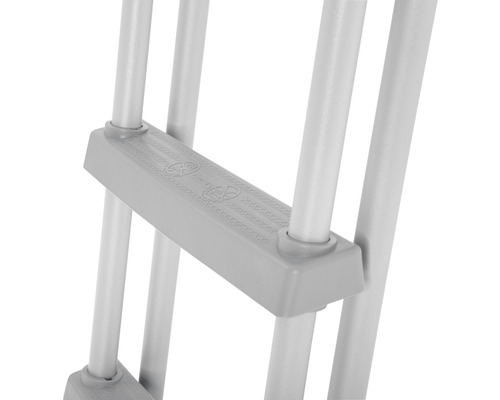 Detalj av en stege med steg