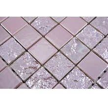 Fyrkantiga mosaikplattor av glas
