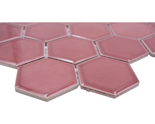 Sexkantig mosaikplatta