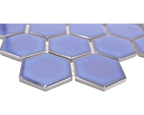 Sexkantig mosaikplatta i keramik