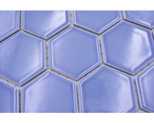 Närbild av sexkantiga plattor