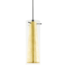 Taklampa med glascylinder och dekorativt element