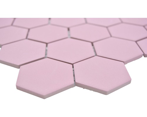 Sexkantig mosaikplatta