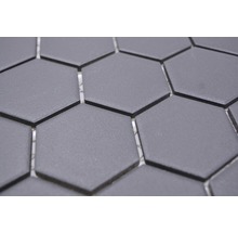 Närbild av hexagonala golvplattor