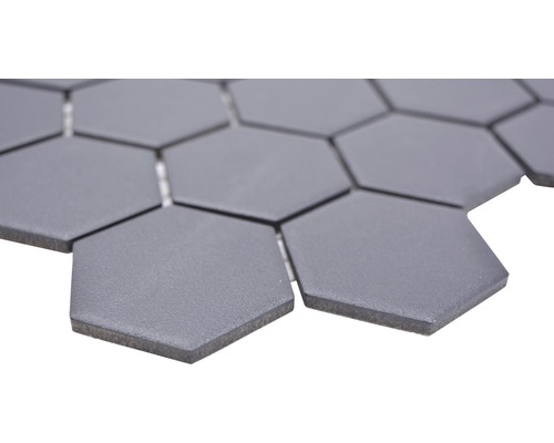Sexkantiga mosaikplattor av stengods