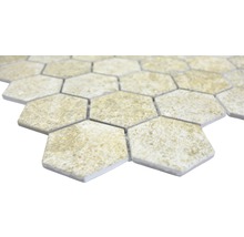 Mosaik keramik Hexagon HX CURIO GB beige matt 32,5x28,1 cm-thumb-2
