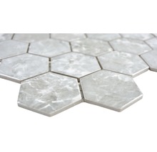 Mosaik keramik Hexagon curio HX CURIO MG grå blank 32,5x28,1 cm-thumb-2