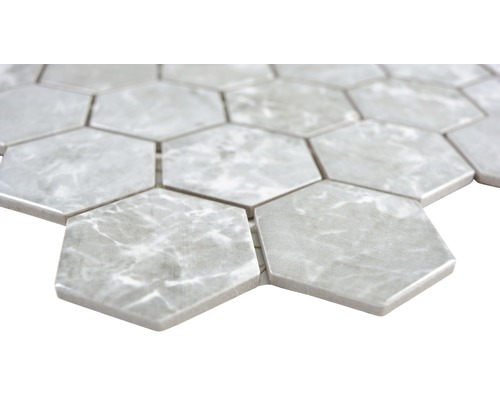 Sexkantiga plattor med marmorering