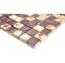 Mosaik natursten XAM 67 guld röd 30 x 30 cm