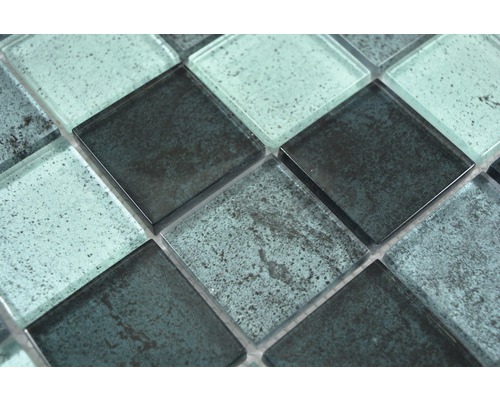 Mosaikplatta av glas