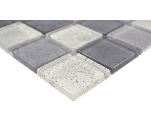 Mosaikplatta av glas