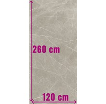 Klinker med marmorutseende, storlek 120 x 260 cm