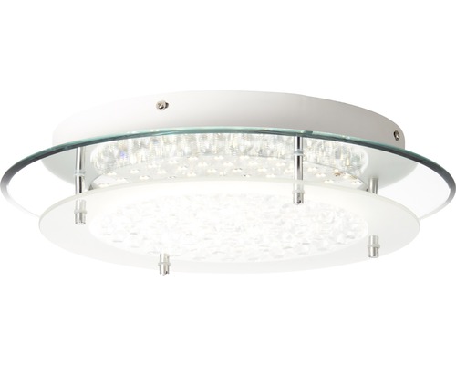 Vit LED taklampa med glas