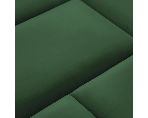 Närbild av gröna akustikpaneler för vägg och tak