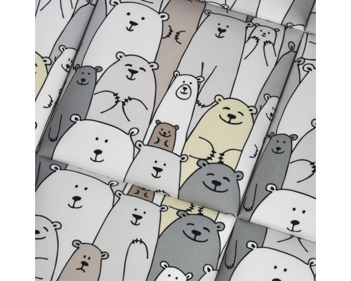 Kakel med björnmönster