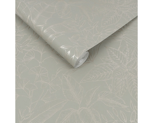 Tapetrulle med bladmönster