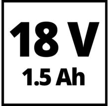 18 volt, 1,5 amperetimmar
