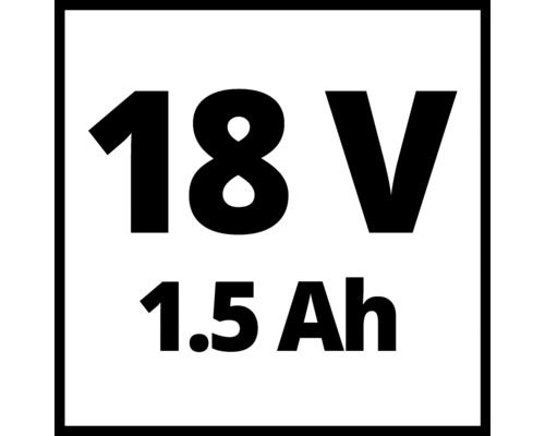 18 volt, 1,5 amperetimmar