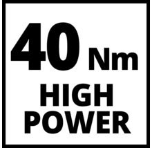 Symbol för högt vridmoment på 40 Newtonmeter