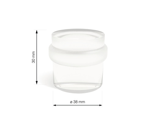 Dörrstopp av plast med måtten 30 mm höjd och 38 mm diameter